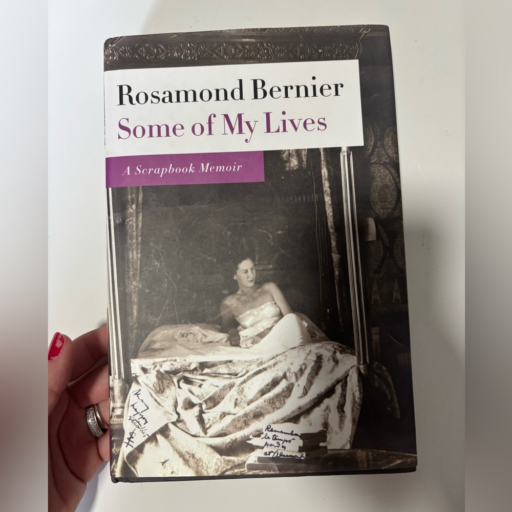 Rosamond Bernier Some of my lives Hardcover book signed